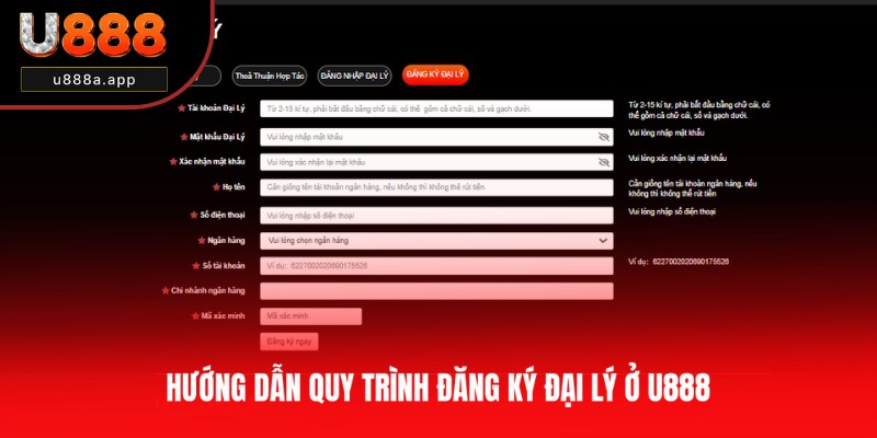 Bật mí 4 bước trở thành đối tác của U888
